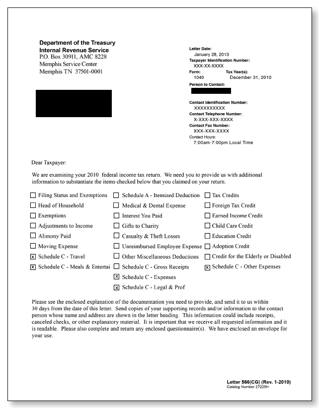 Sample IRS Audit Letters You Might Receive How To Respond